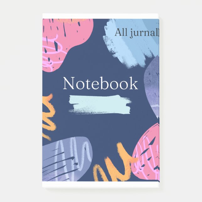Notas Post-it® Cuaderno (Anverso)