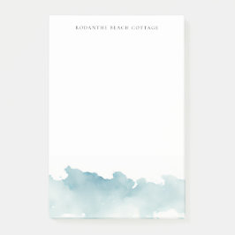 Notas Post-it® Cuaderno de olas de acuarela moderna