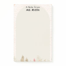 Cuaderno personalizado de profesor con arco de hie