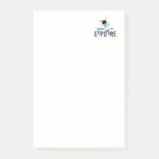 Notas Post-it® Cuaderno y papelería de astronauta adorable 'Nacid