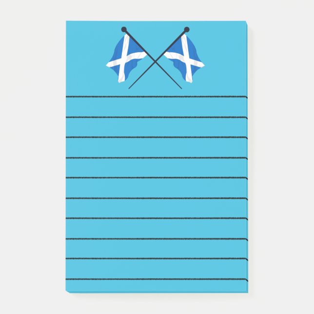 Notas Post-it® Cuadernos Escoceses (Anverso)