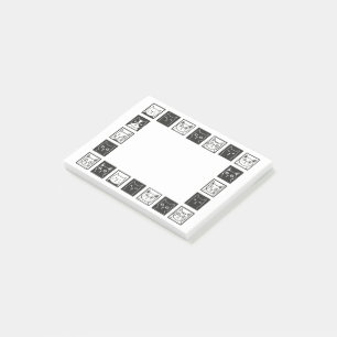 Notas Post-it® Cuadrado de gatos