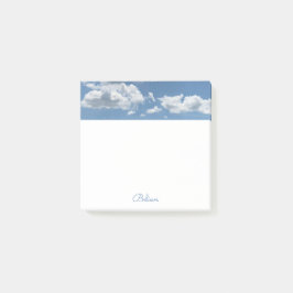 Notas Post-it® Cuadrado de nubes blancas onduladas