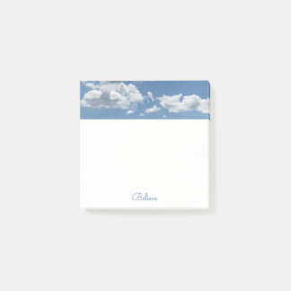Notas Post-it® Cuadrado de nubes blancas onduladas