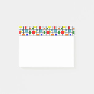 Notas Post-it® Cuadrícula de Bauhaus