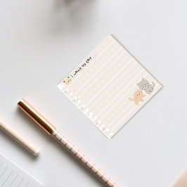 Notas Post-it® Cuadrícula de gatos