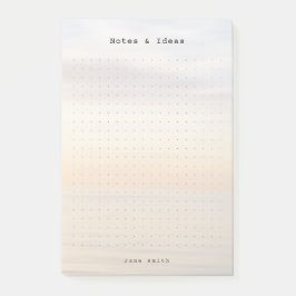 Notas Post-it® Cuadrícula de puntos estética personalizada de pue