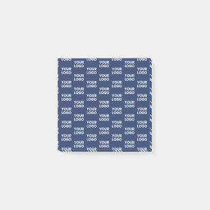 Notas Post-it® Cualquier imagen o logotipo comercial editable Azu