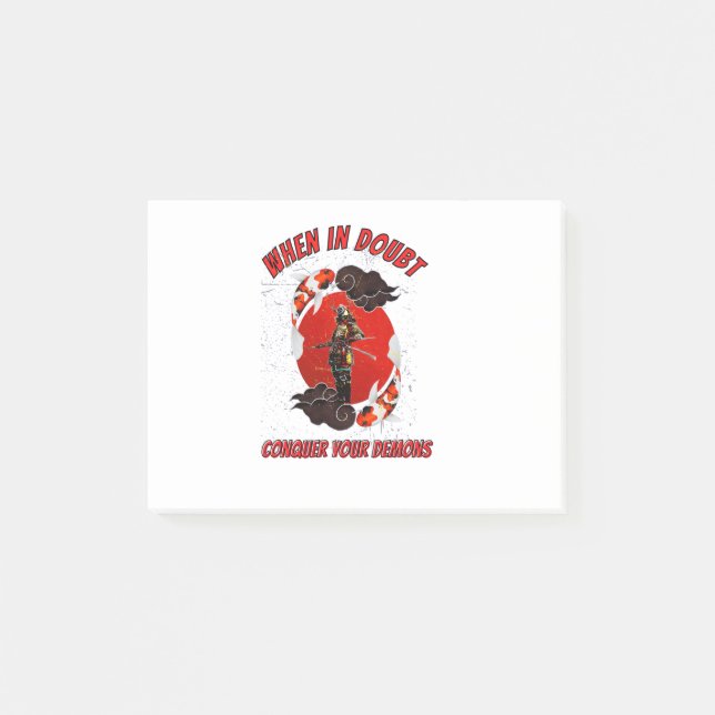 Notas Post-it® Cuando duden, vencen a sus demonios (Anverso)