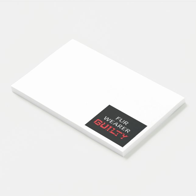 Notas Post-it® Cuatro de los culpables (En perspectiva)