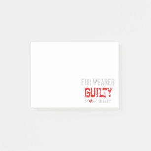 Notas Post-it® Cuatro de los culpables