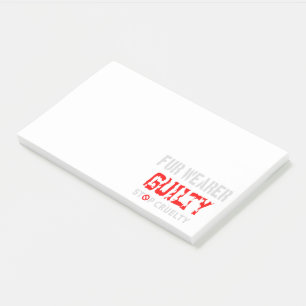 Notas Post-it® Cuatro de los culpables