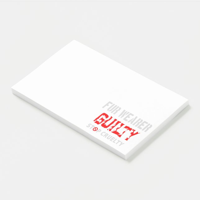Notas Post-it® Cuatro de los culpables (En perspectiva)