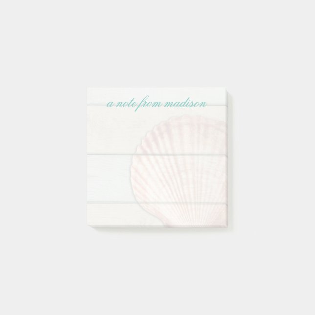 Notas Post-it® Cubierta de vieira (Anverso)