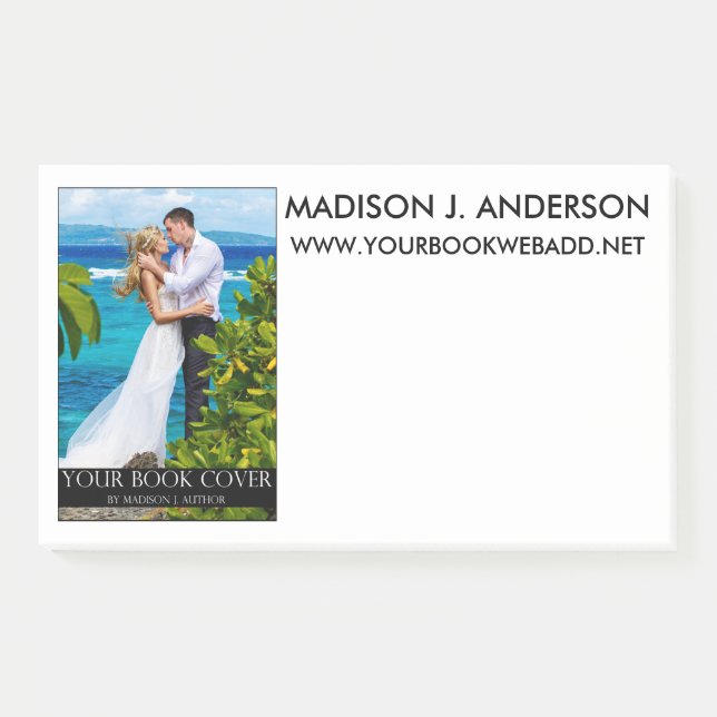 Notas Post-it® Cubierta del libro de escritores (Anverso)