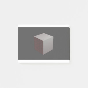 Notas Post-it® Cubo gris