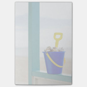Notas Post-it® Cubo llenado de los Seashells