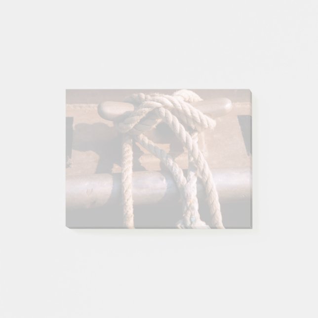 Notas Post-it® Cuerda atada a un lazo del barco (Anverso)