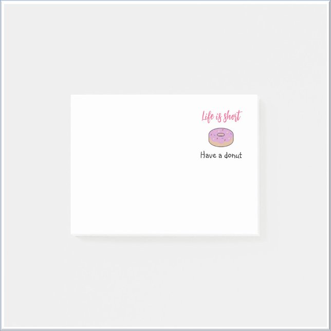 Notas Post-it® Cuesta Tener Un Donut (Subido por el creador)