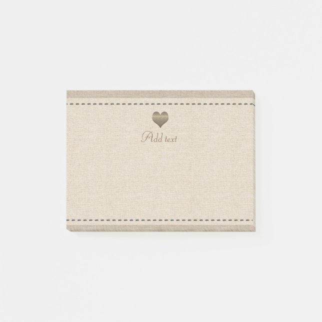 Notas Post-it® Cuidado Post It With Love (Anverso)