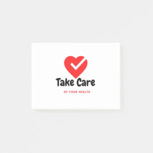 Notas Post-it® Cuidar su salud