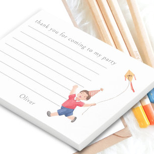 Notas Post-it® Cumpleaños de niños lindos fiesta niño cometa agra