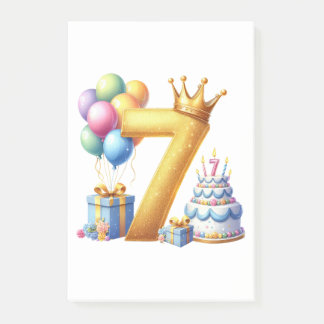 Notas Post-it® Cumpleaños dorado 7