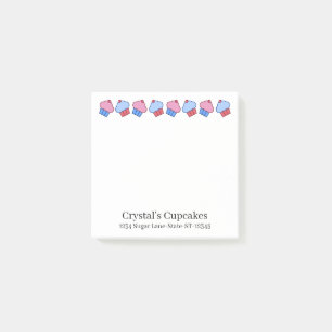 Notas Post-it® Cupcake Personalizado Adorable
