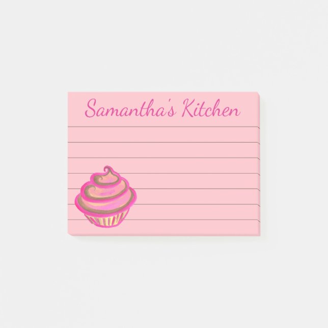 Notas Post-it® Cupcake Post It Notes Gift (Anverso)