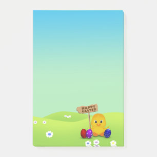 Notas Post-it® Cura Feliz Pascua, bebé polluelo