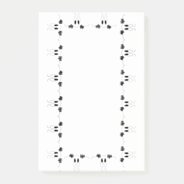 Notas Post-it® Curiosity Eyes Happy Smile Funny (Anverso)