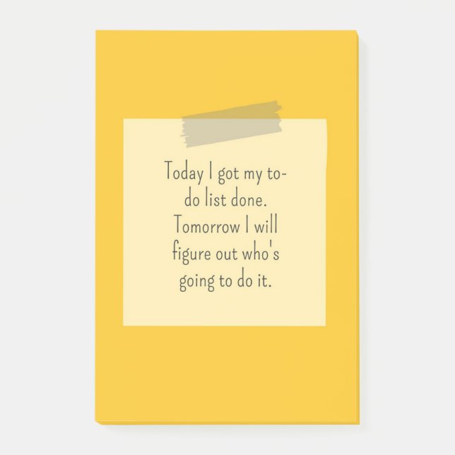 Notas Post-it® Custom Badge Logo Design (Anverso)