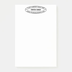 Notas Post-it® Custom Business Logo Name Website Company Office