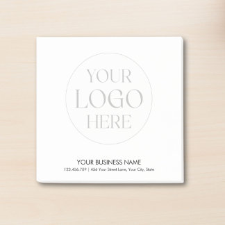 Notas Post-it® Custom Company Logo Simple Promotional Business