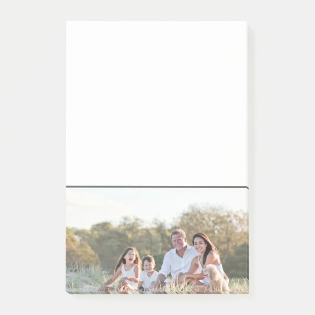 Notas Post-it® Custom family photo add photo stylish personalized (Anverso)