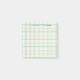 Notas Post-it® Custom Grid Teacher Post-it® Notes 