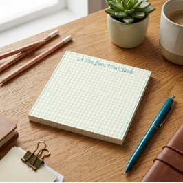 Notas Post-it® Custom Grid Teacher Post-it® Notes 