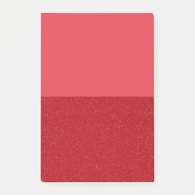 Notas Post-it® Custom Tomato Red Split Sticky Notes (Anverso)