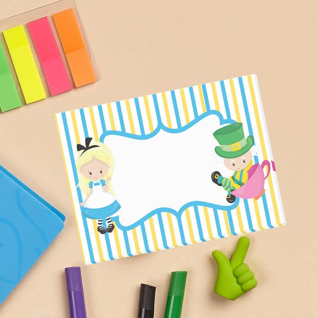 Notas Post-it® Cute Alice en el País de las Maravillas Niños (Subido por el creador)
