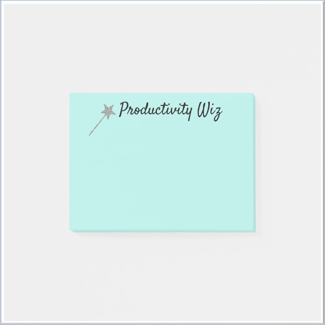 Notas Post-it® Cute Aqua Productividad Mago Post It Notes (Subido por el creador)