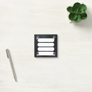 Notas Post-it® Cute Astronaut Espacio 4 Secciones Lista de Verifi