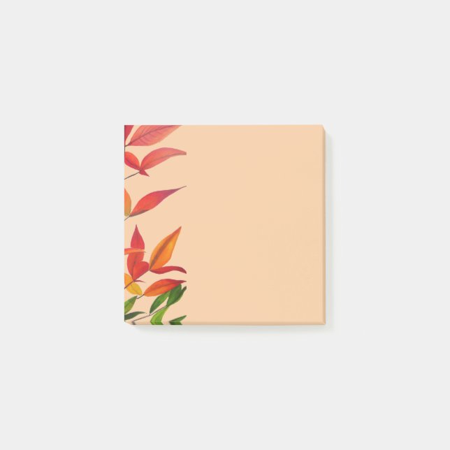 Notas Post-it® Cute Autumn deja papel de arte (Anverso)