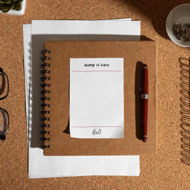 Notas Post-it® Cute bear dump it here  (Subido por el creador)