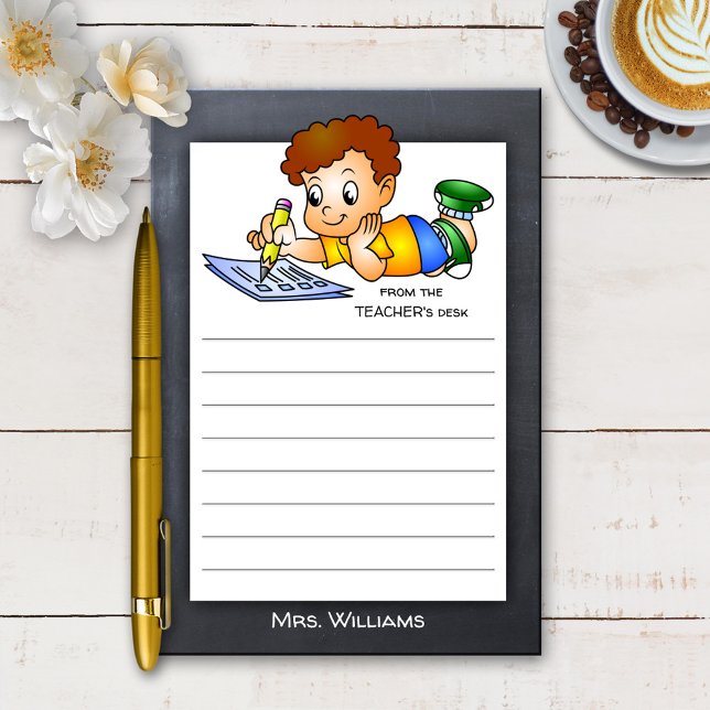 Notas Post-it® Cute Blackboard Teachboy (Subido por el creador)