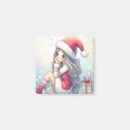 Notas Post-it® Cute Christmas Girl post-it note