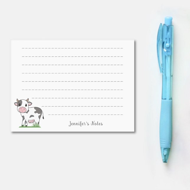 Notas Post-it® Cute Cow (Cute Cow Post-it Notes)