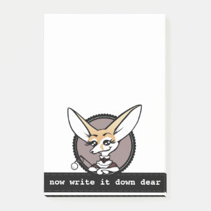 NOTAS POST-IT® CUTE ESTILO PERSONALIZADO FENNEC FOX POSTIT NOTEPA