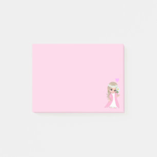 Notas Post-it® Cute Fairy en Pink Post-it Notes