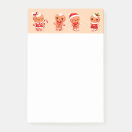 Notas Post-it® Cute Gingerbreads
