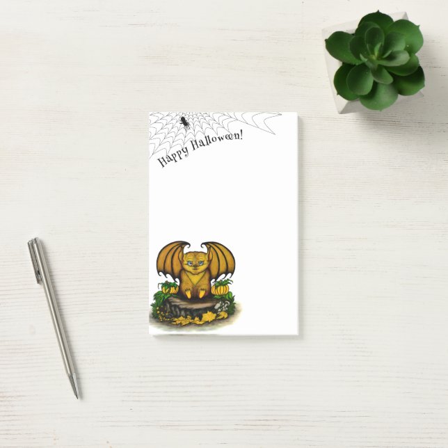 Notas Post-it® Cute Halloween Bat (Oficina)